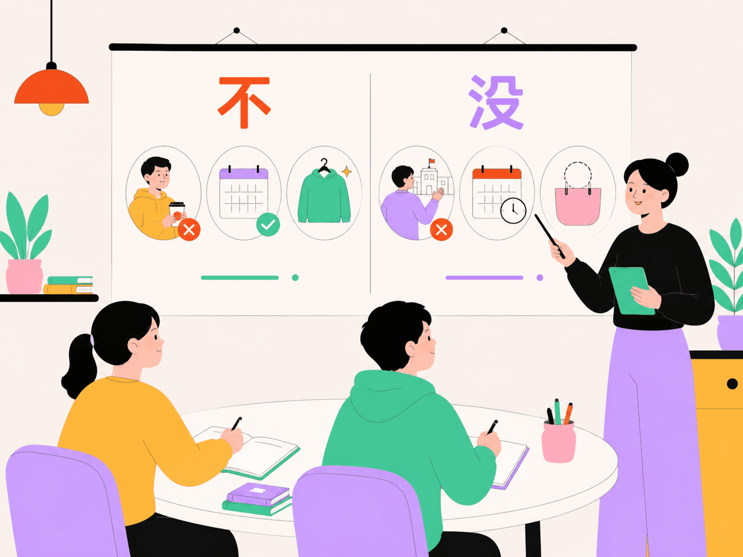 不 and 没: How to Negate Correctly in Chinese