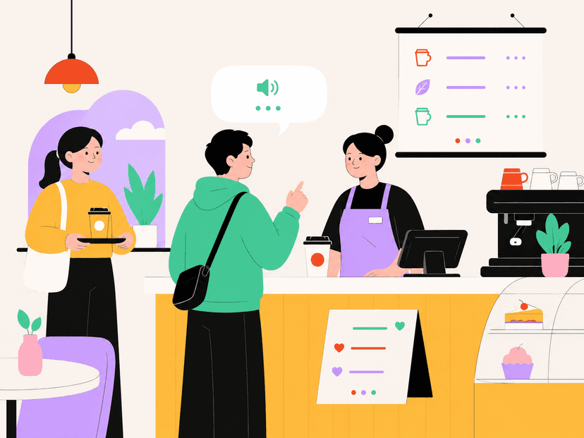 Dialogues in Chinese: learning how to make an order in a cafe