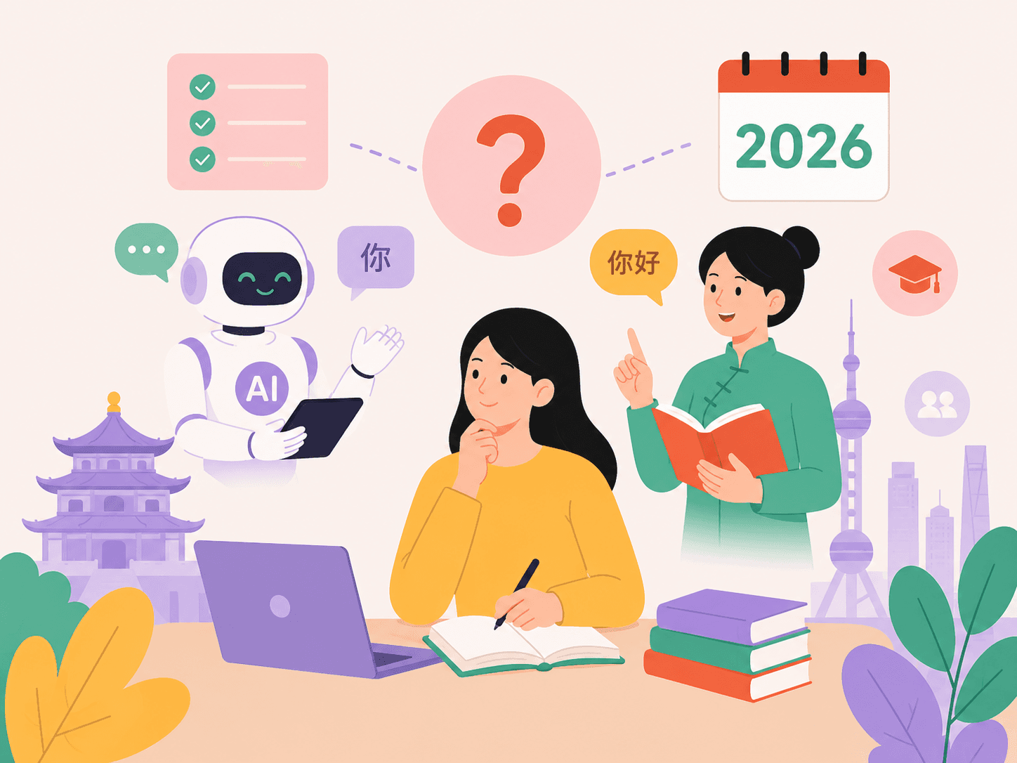 Заменит ли ИИ преподавателя китайского в 2026?